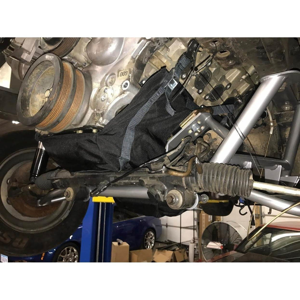 Motion Raceworks 5.0 Coyote Engine Diaper, NHRA & IHRA Approved (For Motor Mounts, w/Cutouts)-Motion Raceworks-Motion Raceworks