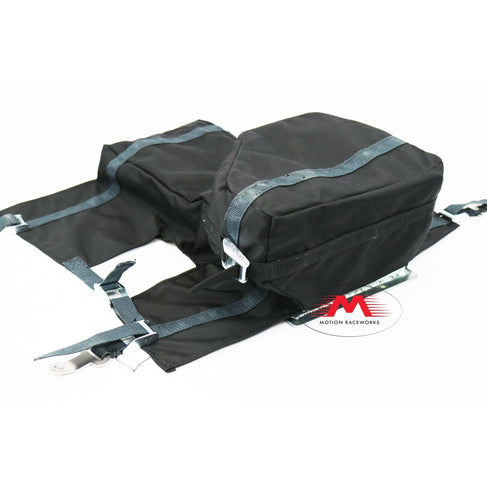 Motion Raceworks 5.0 Coyote Engine Diaper, NHRA & IHRA Approved (Moroso 20571/20577 Pan, For Motor Mounts, w/Cutouts)-Motion Raceworks-Motion Raceworks