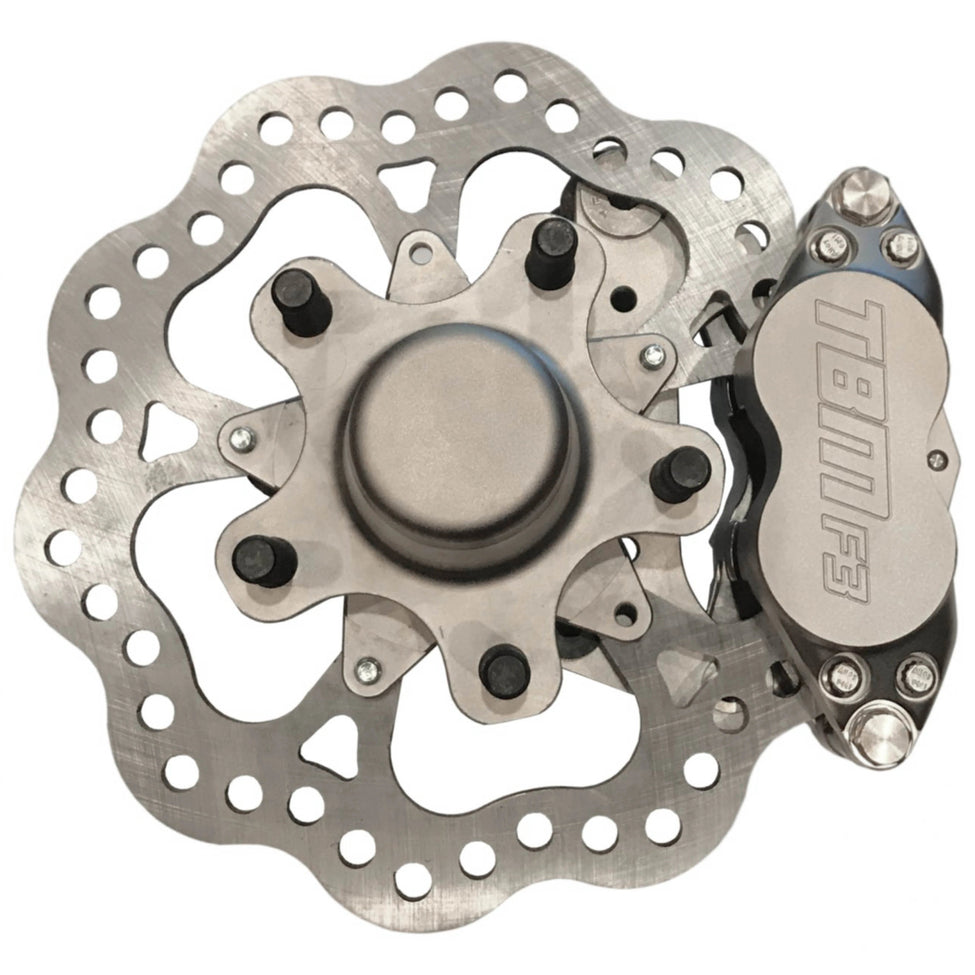 1964-72 Oldsmobile Cutlass Drag Racing Front Brake Kit (F3 Caliper) 001-0265-TBM Brakes-Motion Raceworks
