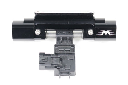 Billet Dual Channel In Line Flex Fuel Sensor Mount 6, 8, 10AN Sensor Not Included-Motion Raceworks-Motion Raceworks