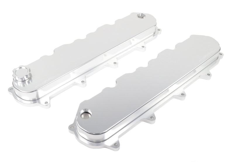 Motion Billet Gen V LT Valve Covers (Clear Anodized Finish) 11-120 ...