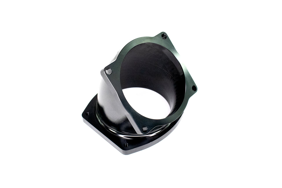Billet Elbow Godzilla / Mod Motor 45 degreee angle to ICON 92mm Thrott ...
