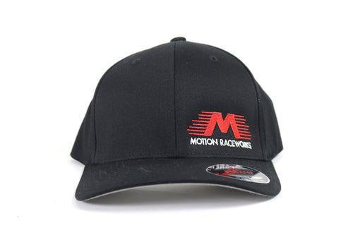 Motion Raceworks Hat Black Flex Fit