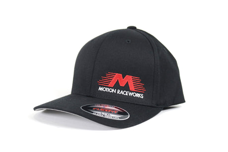 Motion Heritage Hat Black/Black Mesh Back Snapback XL (Extra Large