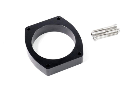 92mm 1" Throttle Body Spacer (LS 4-Bolt Pattern) 10-13017BLK-Motion Raceworks-Motion Raceworks