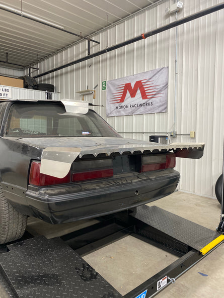 Motion Raceworks Foxbody Mustang Coupe / Notch 15" Strutless Drag Wing 31-100-Motion Raceworks-Motion Raceworks