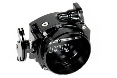 ICON 92/95mm Cable Drive Throttle Body (Black) w/ Interchangeable Connection-Motion Raceworks-Motion Raceworks