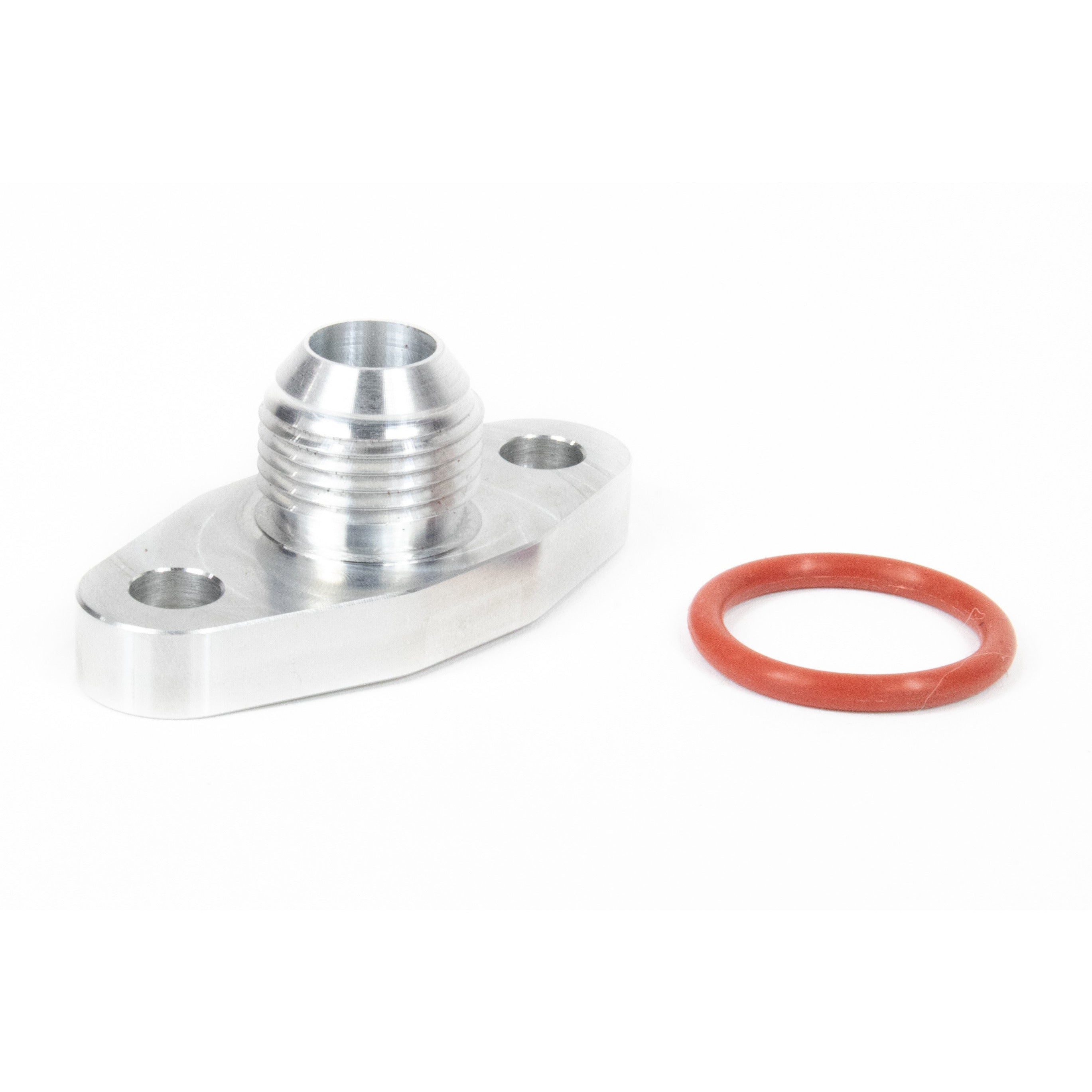 Turbo Oil Feed Supply Flange 1/8 NPT For T3 T4 TO4 38mm Billet Aluminum Fitting