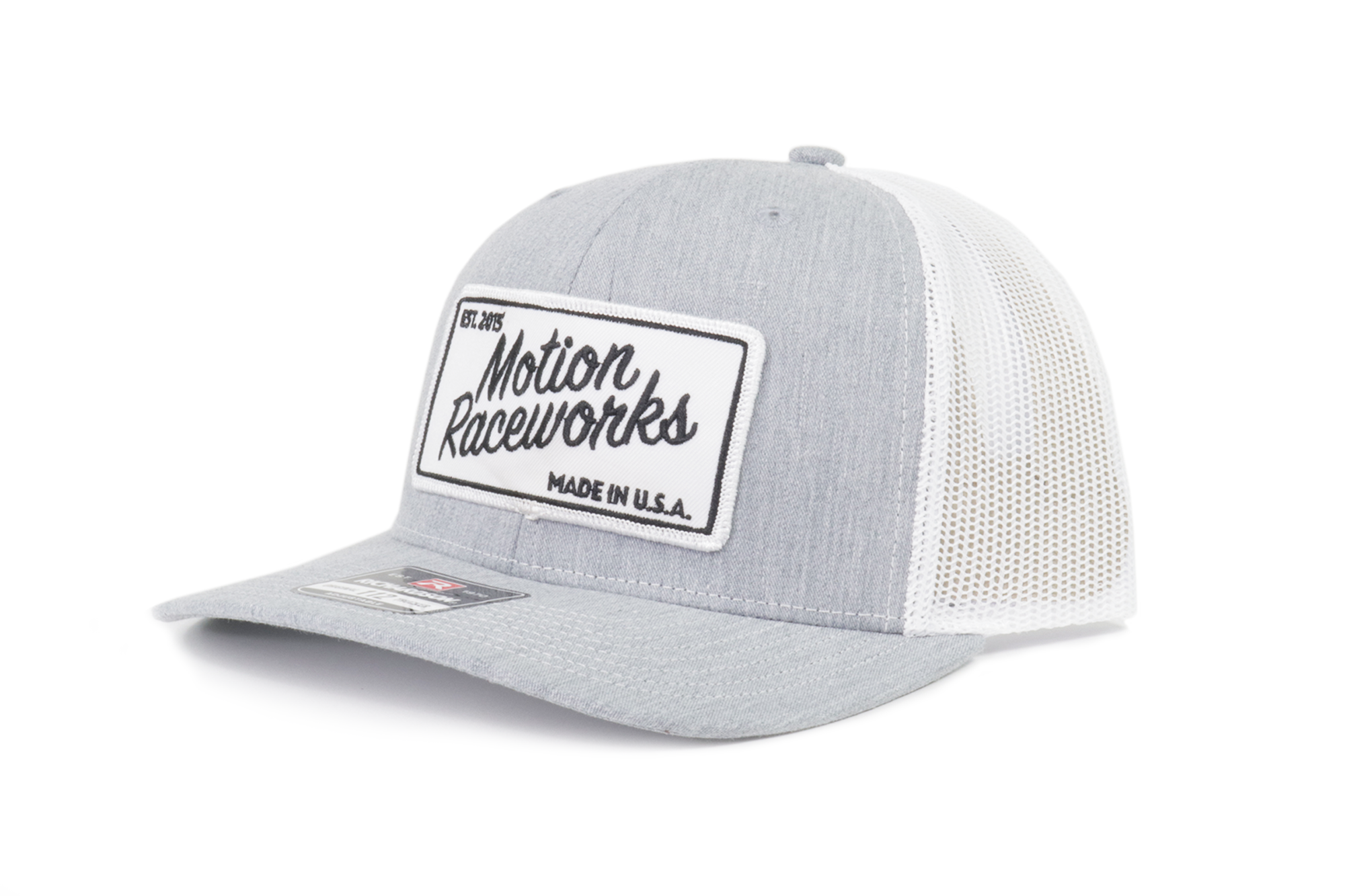 Motion Heritage Hat Light Gray/White Snapback 95-128 – Motion Raceworks