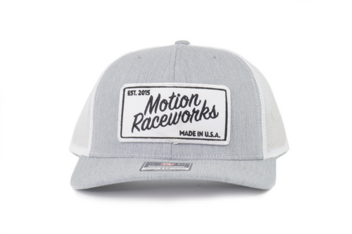 Motion Heritage Hat Light Gray/White Snapback 95-128-Motion Raceworks-Motion Raceworks