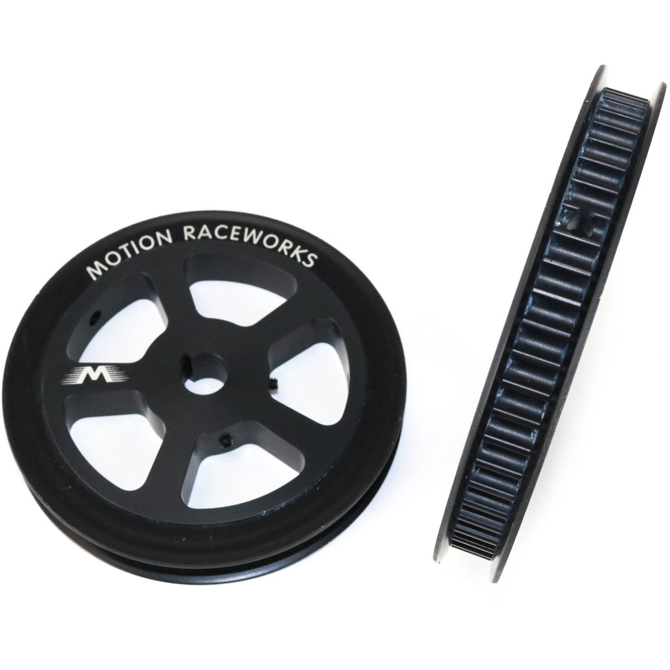 Motion Raceworks 56 Tooth 10mm wide (8mm HTD) Pulley for 5/8" Keyed Sh