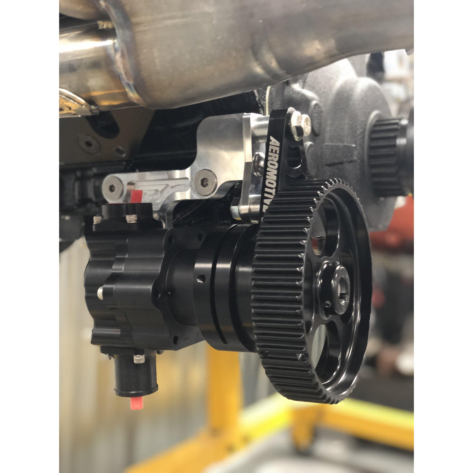 Motion Raceworks Passenger Side Belt Drive LS Mechanical Fuel Pump Bra