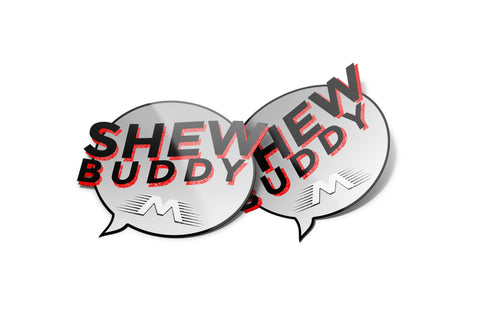 SHEW BUDDY Sticker 4"x3"-Motion Raceworks-Motion Raceworks