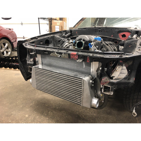 Motion Raceworks Fox Body Mustang Lower Radiator Support and Intercooler Mounting System (Bolt In/Weld In) 1979-93-Motion Raceworks-Motion Raceworks