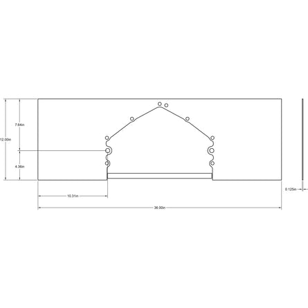 Motion Raceworks LS/LT/SBC/BBC Rear Mid Plate .120" Thick Steel-Motion Raceworks-Motion Raceworks