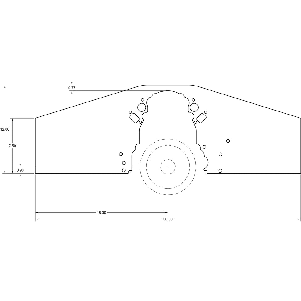 Motion Raceworks LS Engine Motor Plate LS1 LS2 LS3 LS6 LS7 LSA LS9 LSX