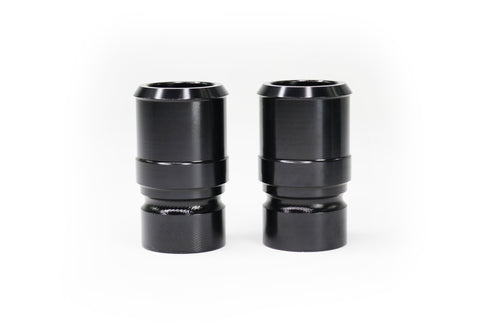 Billet Burn Down Breather Quick Release Fittings Clear Anodized (Pair) 32-130-Motion Raceworks-Motion Raceworks