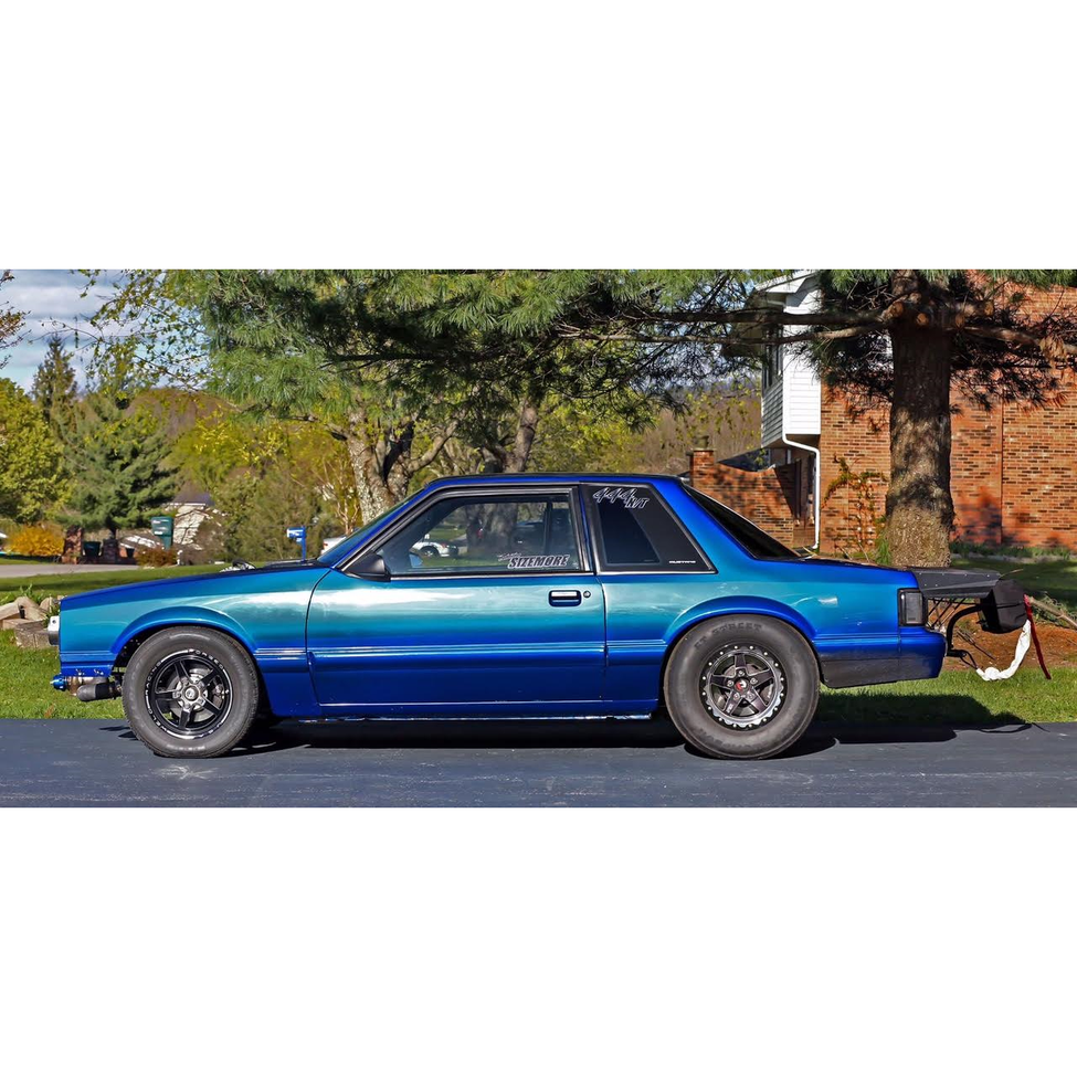 197993 Mustang Fox Body Bolt On Parachute Mount 14100 Motion Raceworks