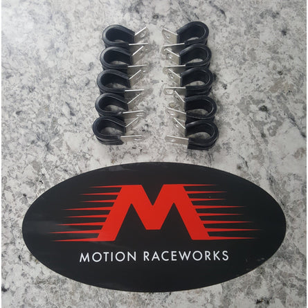 3/8" Line Clamps 10-Pack-Motion Raceworks-Motion Raceworks