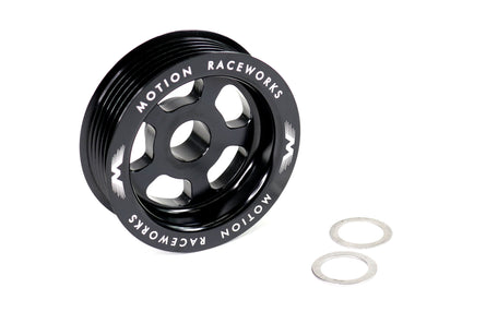 LS 3" OD Billet Overdrive Alternator Pulley 6 Rib 10-10042-Motion Raceworks-Motion Raceworks