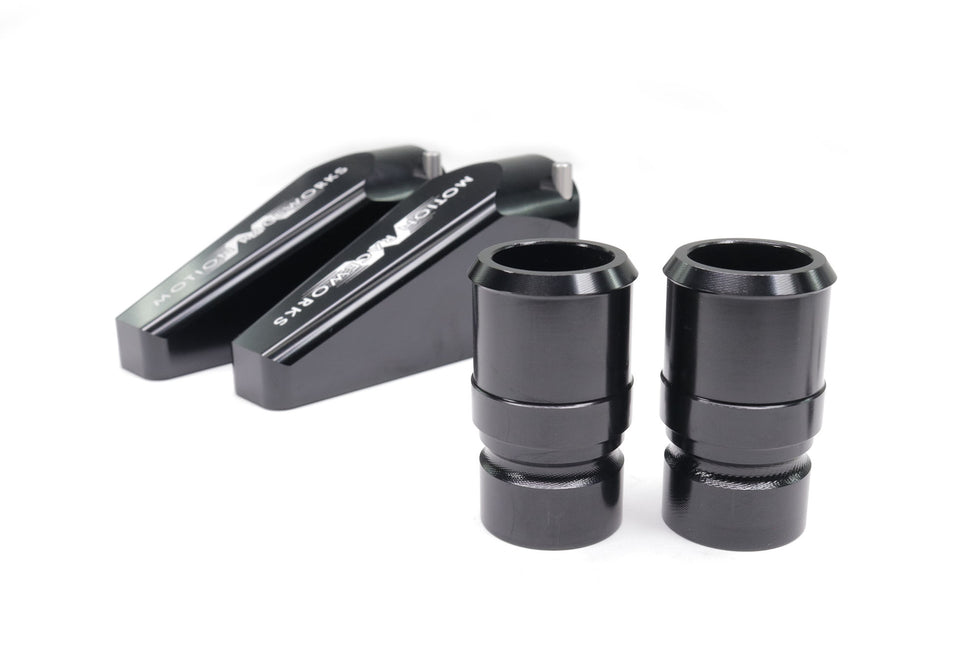 Billet Burn Down Breather Quick Release Fittings Black Anodized (Pair ...