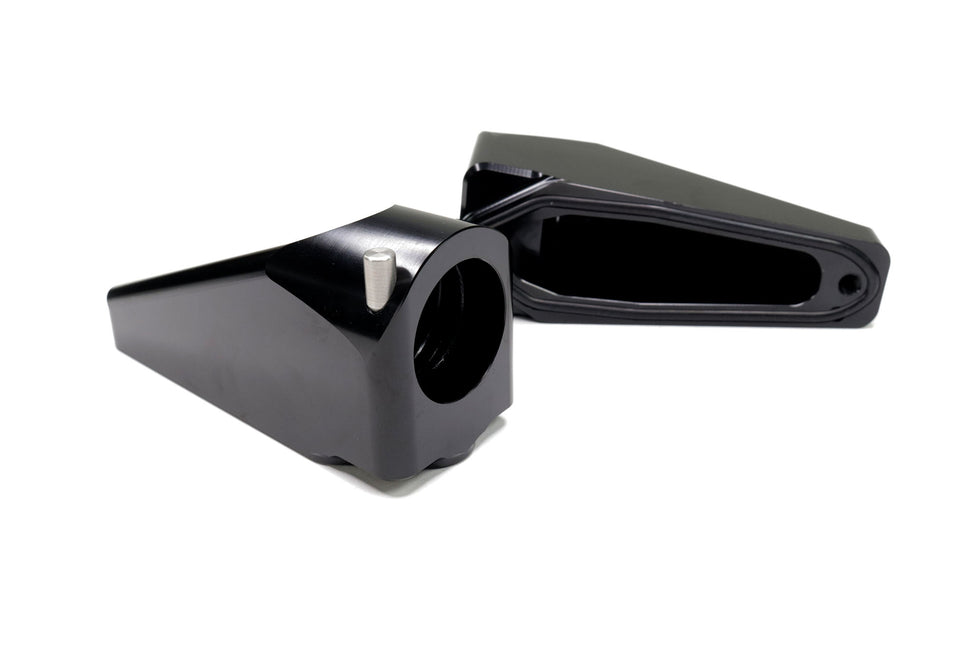 Billet Burn Down Breather Quick Release Fittings Black Anodized (Pair ...