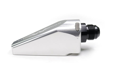 Billet Burn Down Breather Quick Release Fittings Clear Anodized (Pair) 32-130-Motion Raceworks-Motion Raceworks