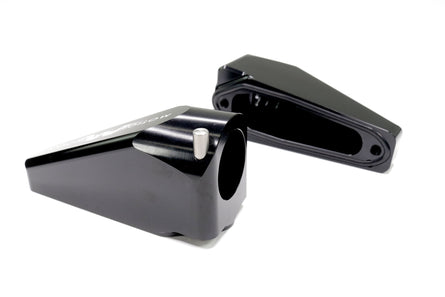 Billet Burn Down Breather Quick Release Fittings Black Anodized (Pair) 32-130BLK-Motion Raceworks-Motion Raceworks