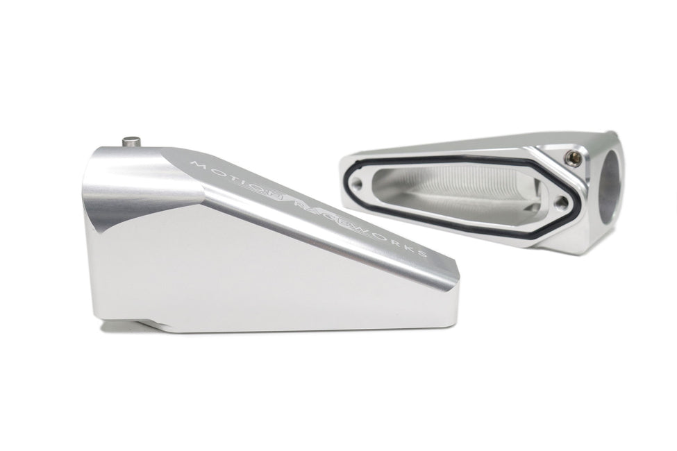 Billet Burn Down Breather Quick Release Fittings Clear Anodized (Pair ...