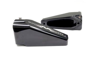 Billet Burn Down Breather Quick Release Fittings Black Anodized (Pair) 32-130BLK-Motion Raceworks-Motion Raceworks