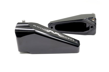 Billet Burn Down Breather Quick Release Fittings Black Anodized (Pair) 32-130BLK-Motion Raceworks-Motion Raceworks