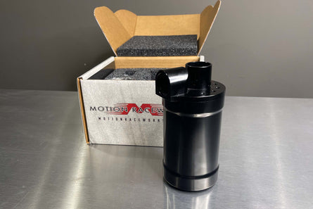 BLEM Motion Raceworks Top Loader Billet Oil Catch Can ( Single 12 AN Port )-Garage Sale-Motion Raceworks
