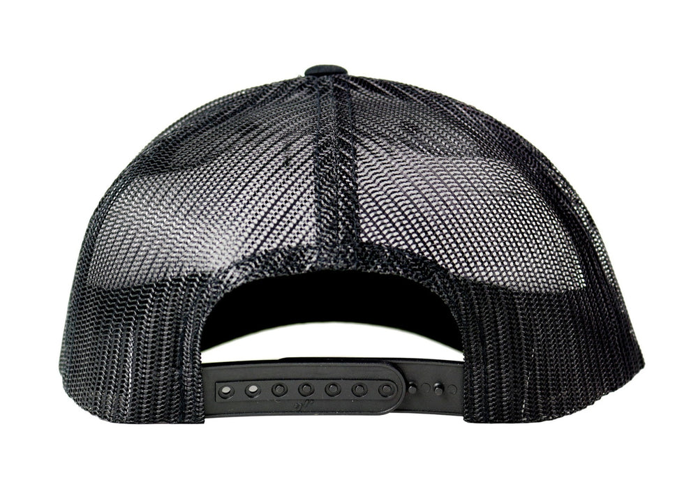 Motion Heritage Hat Black/Black Snapback 95-116-Motion Raceworks-Motion Raceworks