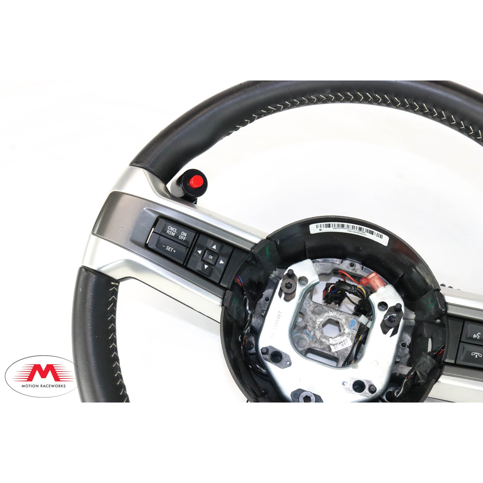 S197 201114 Mustang Steering Wheel Button Bracket Black Anodized 150