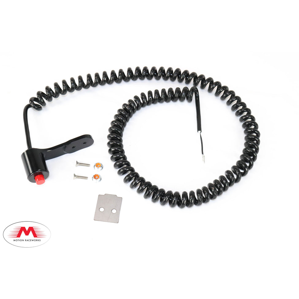 S197 201114 Mustang Steering Wheel Button Bracket Black Anodized 150