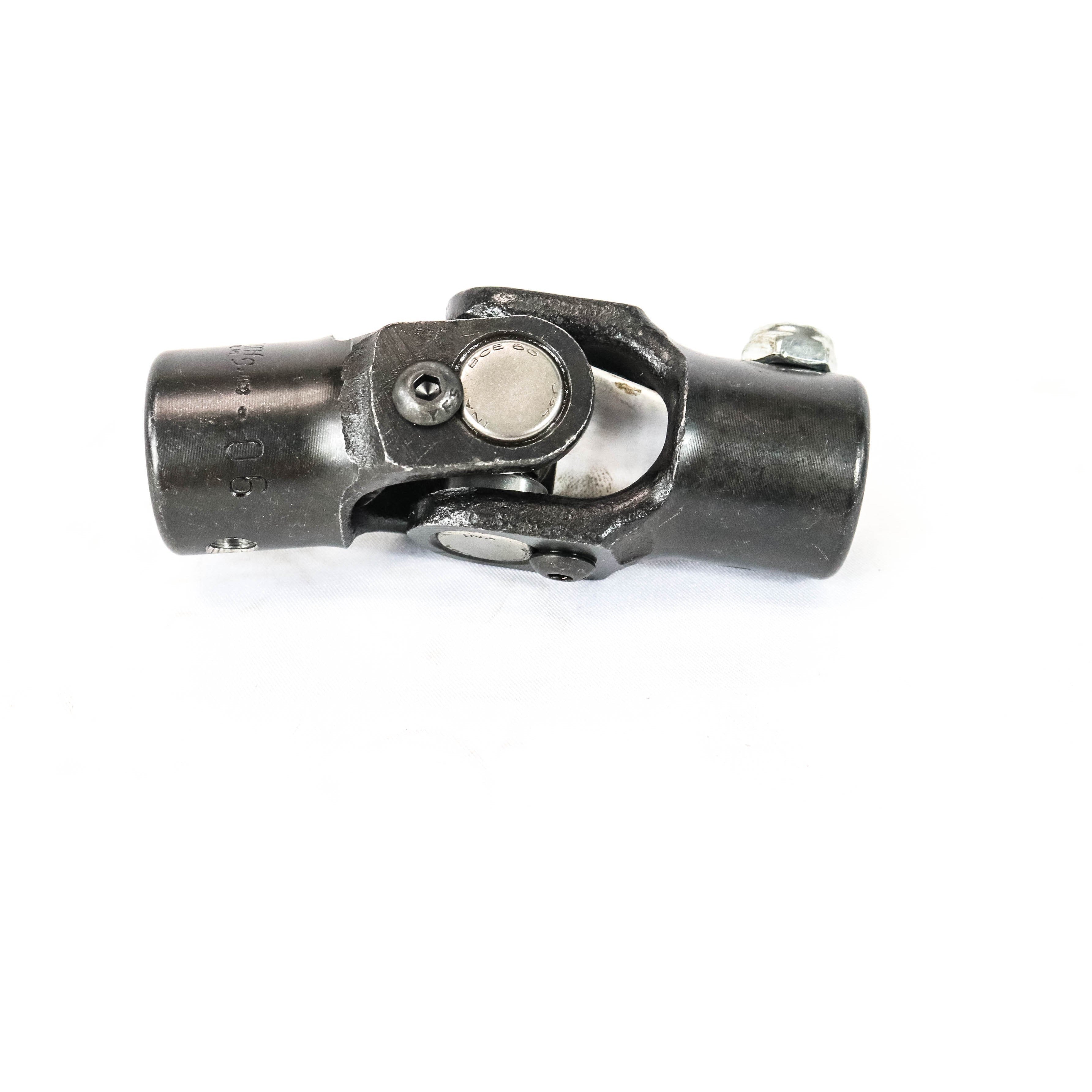 ECCPP Steering U-Joint – 9/16"-26 Spline To 3/4" DD – Black Alloy Steel Universal Steering Shaft Coupler