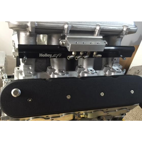 LS1 Vacuum/Boost Billet Aluminum Distribution Block w/ Holley Hi-Ram B ...