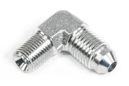 1/8" to 4AN 90° Steel Turbo Oil Feed Fitting 34-00021-N/A-Motion Raceworks