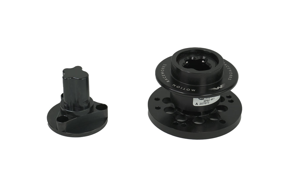 Motion GM/Ford Bolt-On SFI Steering Quick Release Hub 5/6 Bolt Pattern ...
