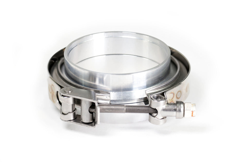 Motion Raceworks 2.5" Aluminum O-ring V-Band Set w/ Quick Release Clamp-Motion Raceworks-Motion Raceworks