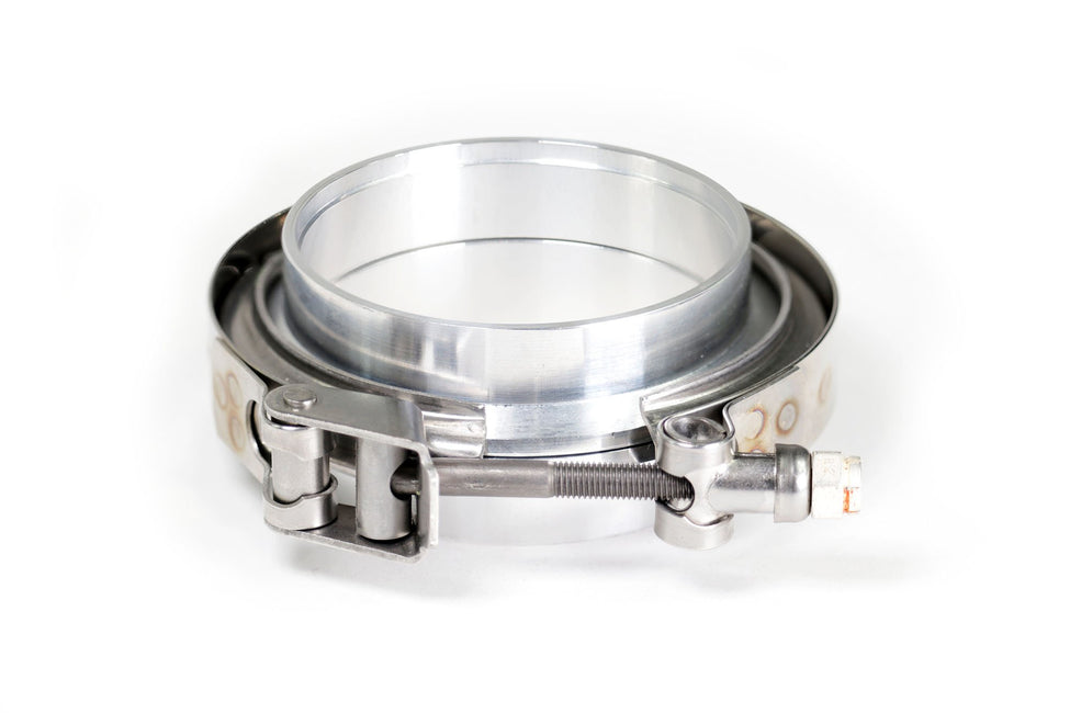 Motion Raceworks 2.5" Aluminum O-ring V-Band Set w/ Quick Release Clamp-Motion Raceworks-Motion Raceworks